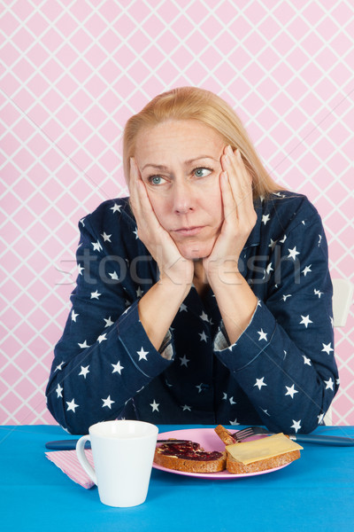 Depressive woman Stock photo © ivonnewierink