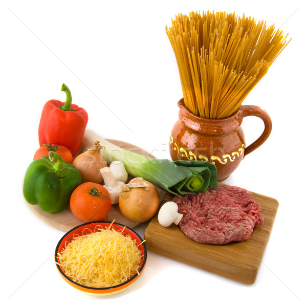 Stock photo: Whole meal spaghetti