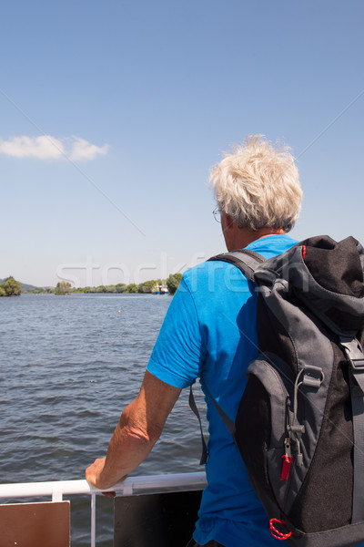 Stock photo: Senior man in nature