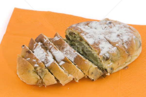 вкусный Cut голландский Пасху хлеб изюм Сток-фото © ivonnewierink