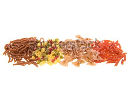 Wholemeal pasta assortment Stock photo © ivonnewierink