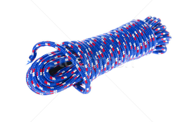 Stock photo: Blue rope