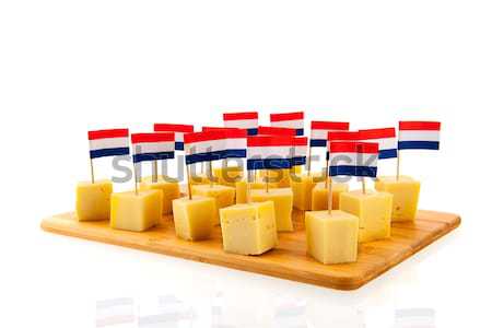German cheese cubes Stock photo © ivonnewierink