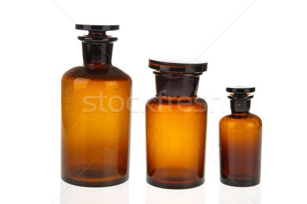 Pharmacy bottles Stock photo © ivonnewierink