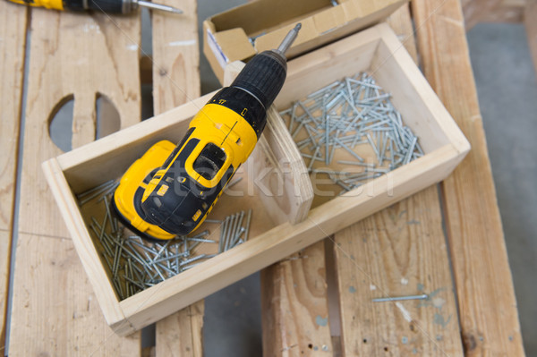 Stock photo: Tools for the carpenter