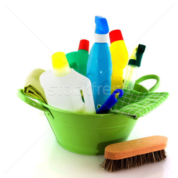 cleaning with soap and brushes Stock photo © ivonnewierink