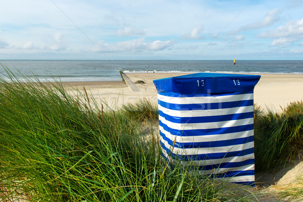 Beach chair at the sea Stock photo © ivonnewierink