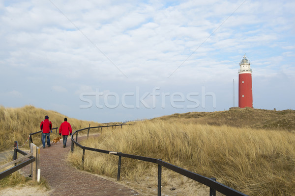 Walking to lighthouse Stock photo © ivonnewierink