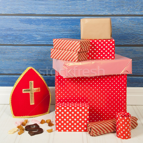Stock photo: Dutch Sinterklaas gifts