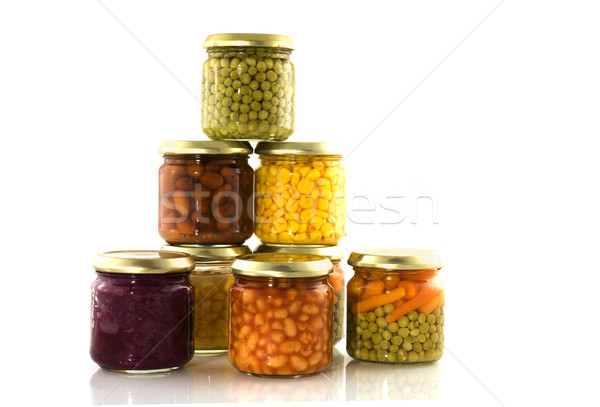 canned vegetables Stock photo © ivonnewierink