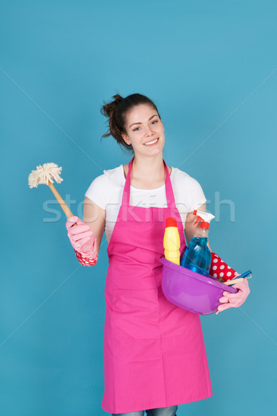 Woman as house wife Stock photo © ivonnewierink