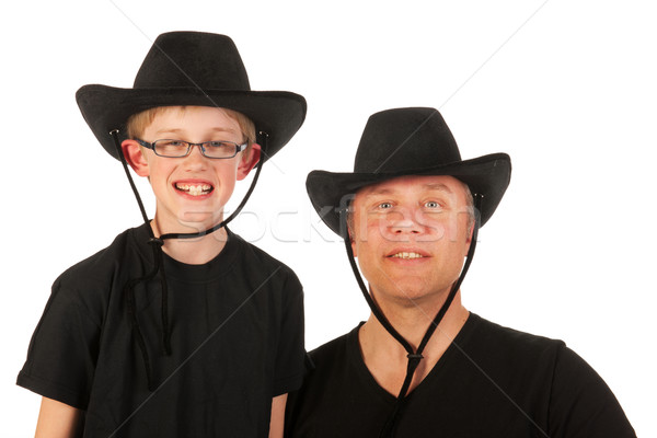 Homme enfant Cowboy portrait peu [[stock_photo]] © ivonnewierink