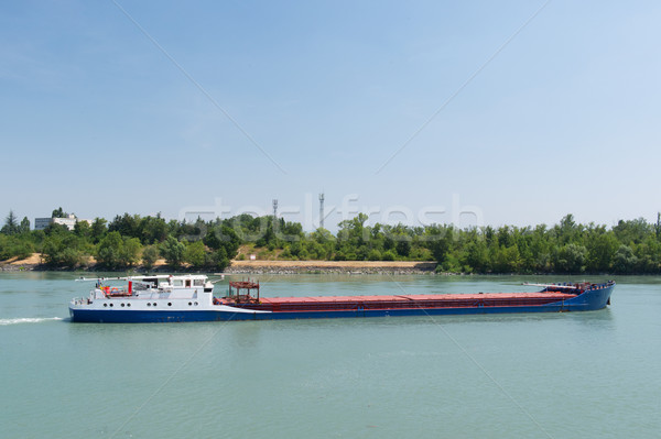 Transport by industrial boat Stock photo © ivonnewierink