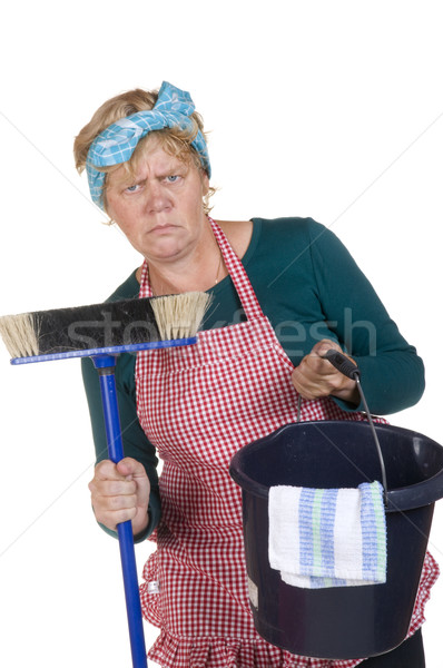 Boring housekeeping Stock photo © ivonnewierink