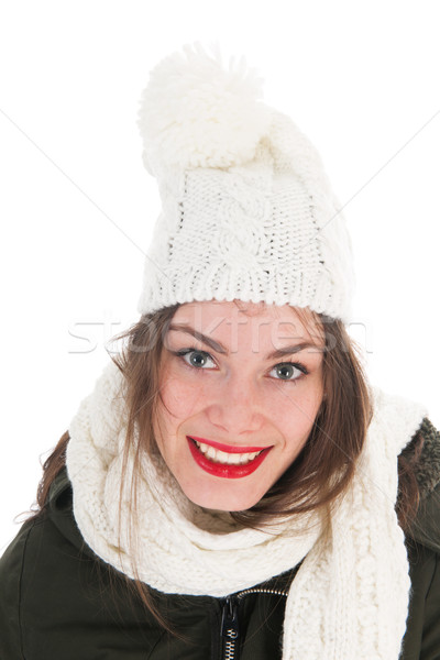 Portrait winter girl  Stock photo © ivonnewierink