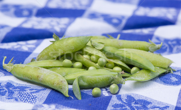 Open green peas Stock photo © ivonnewierink