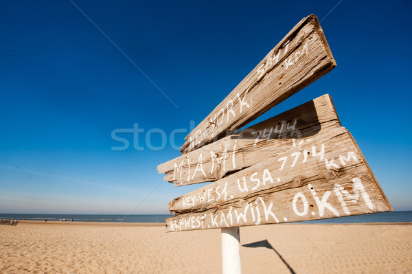 Distanza america spiaggia mare viaggio Foto d'archivio © ivonnewierink