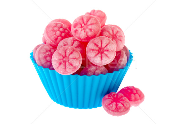 Сток-фото: розовый · малиной · конфеты · синий · Кубок · белый