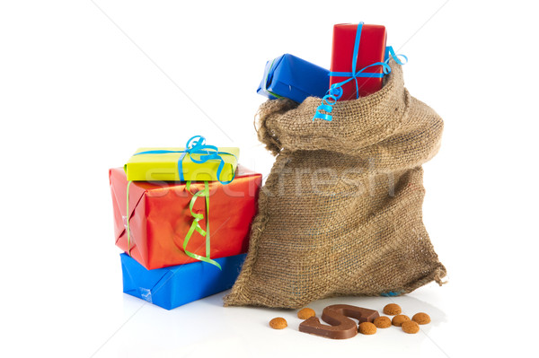 Bag full of Sinterklaas presents Stock photo © ivonnewierink