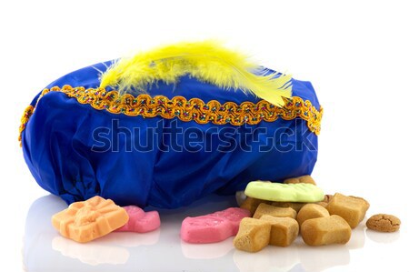 Sinterklaas candy and black Piet hat Stock photo © ivonnewierink