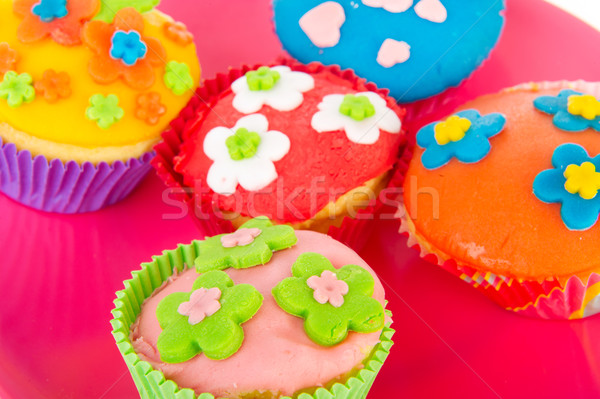 Stock photo: Home made cupcakes