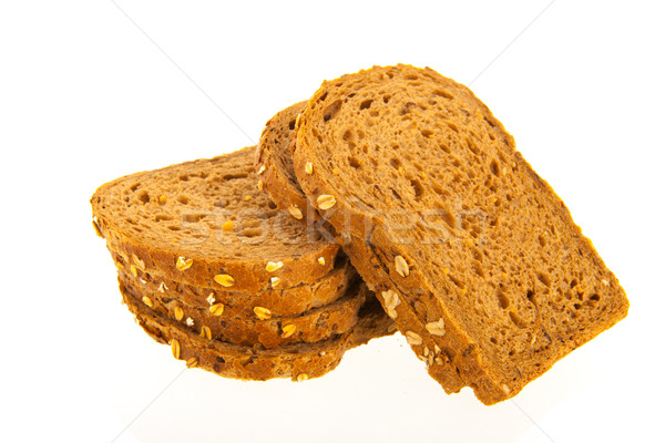 Wholemeal slices of bread Stock photo © ivonnewierink