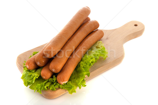 Sausages for hot dogs Stock photo © ivonnewierink