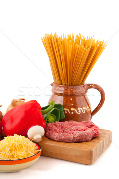 Stock photo: Whole meal spaghetti