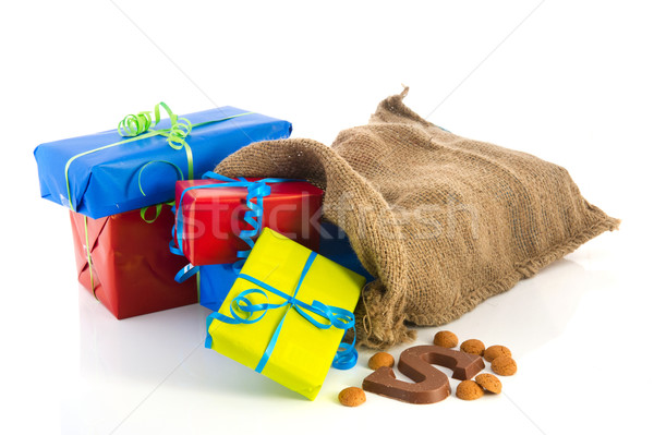Bag full of Sinterklaas presents Stock photo © ivonnewierink