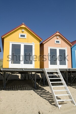 Beach-houses Stock photo © ivonnewierink