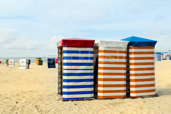Beach chair at the sea Stock photo © ivonnewierink