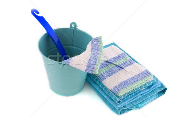 cleaning in blue Stock photo © ivonnewierink