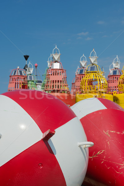 Stock photo: Buoys for the sea