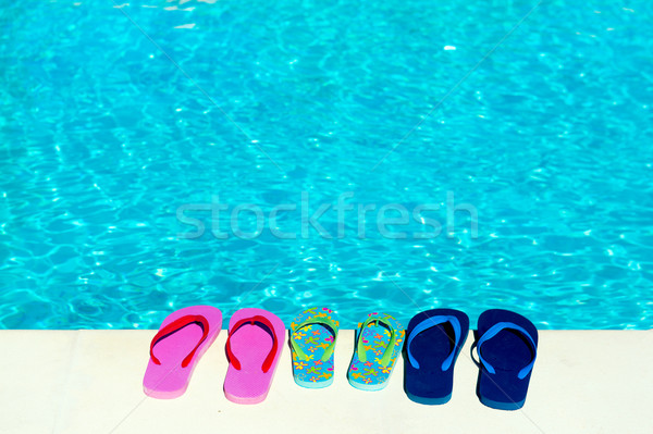 flip flops swimming