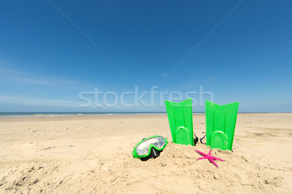 Summer beach Stock photo © ivonnewierink