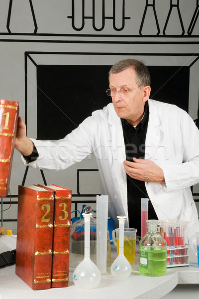 Professor in the laboratory Stock photo © ivonnewierink