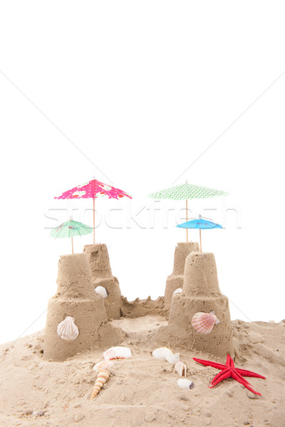 Sandcastle at the beach Stock photo © ivonnewierink