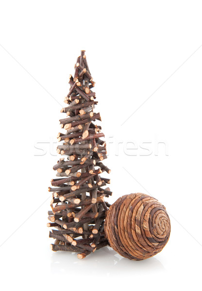 Simple christmas tree Stock photo © ivonnewierink