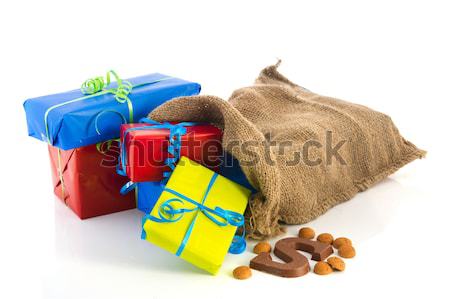 Bag full of Sinterklaas presents Stock photo © ivonnewierink