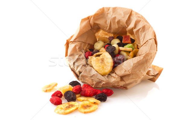 dried fruit in paper bag Stock photo © ivonnewierink