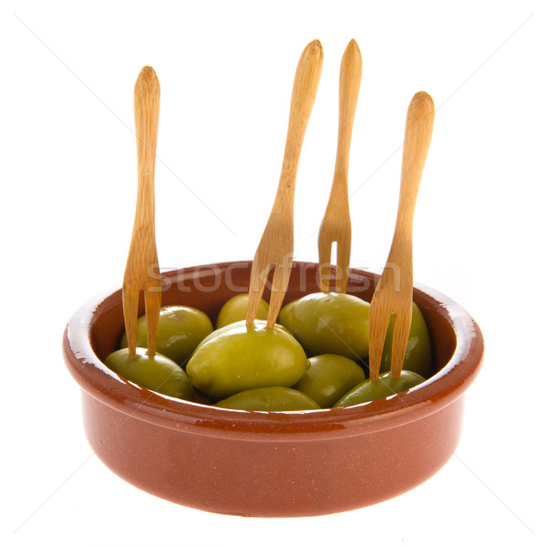 Green olives Stock photo © ivonnewierink