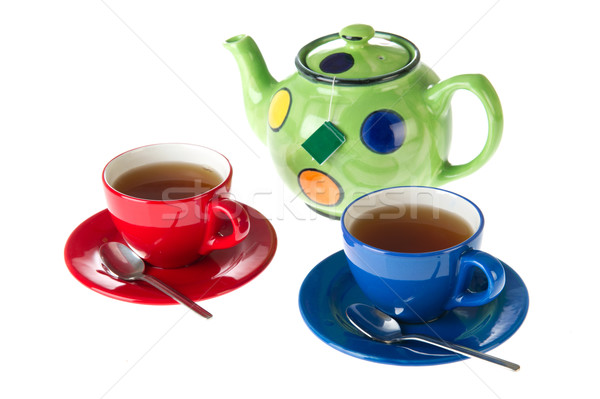 Cups of tea Stock photo © ivonnewierink