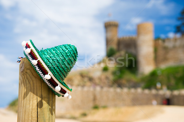 Spanish sombrero in Tossa de Mar Stock photo © ivonnewierink