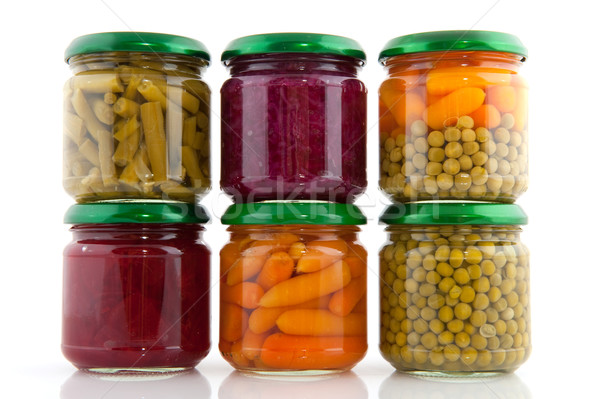 Preserved vegetables Stock photo © ivonnewierink