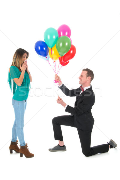 proposition de mariage Stock photo © ivonnewierink