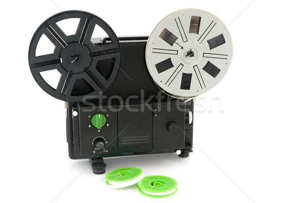 Analoog film projector home bioscoop Stockfoto © ivonnewierink