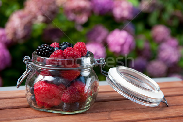 Fresh fruit Stock photo © ivonnewierink