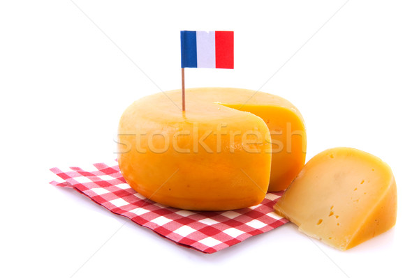 フランス語 全体 チーズ 作品 フラグ 食品 ストックフォト © ivonnewierink