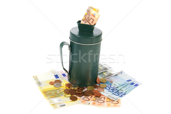Collecting money Stock photo © ivonnewierink