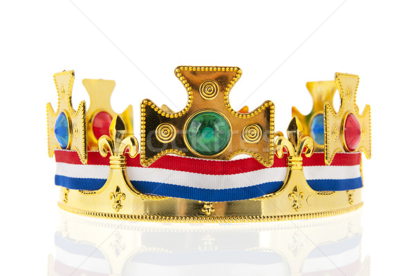 Stock photo: Dutch golden crown for the king